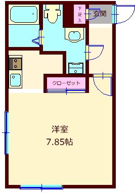ZESTY戸越銀座（304） 間取り図画像