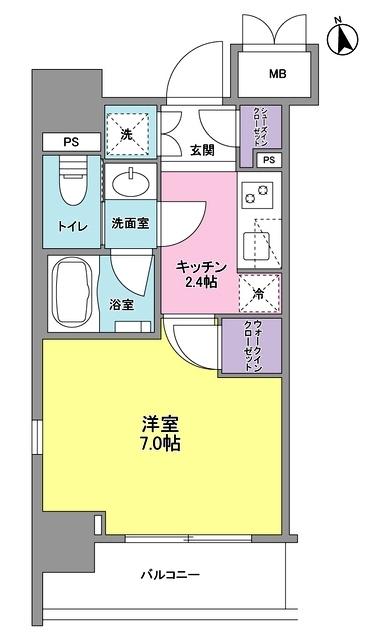 ＡＰＲＩＣＯＴ　ＧＡＲＤＥＮ（702） 間取り図画像