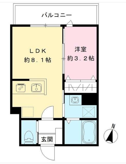 ハーモニー二葉（202） 間取り図画像