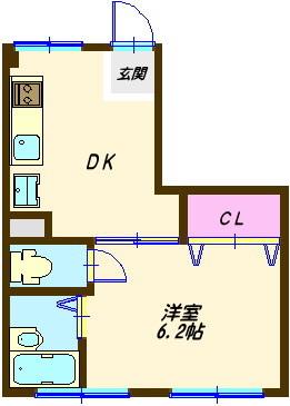 リッチライフ大崎（302） 間取り図画像