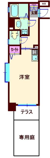 プレール中延 間取り図画像