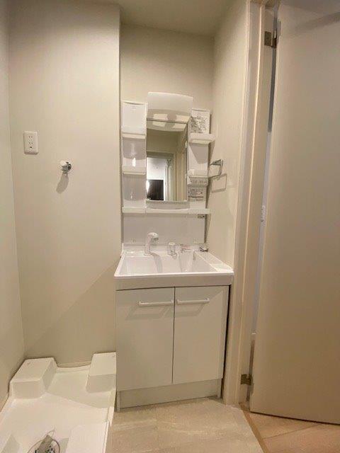 品川区旗の台アパート 洗面
