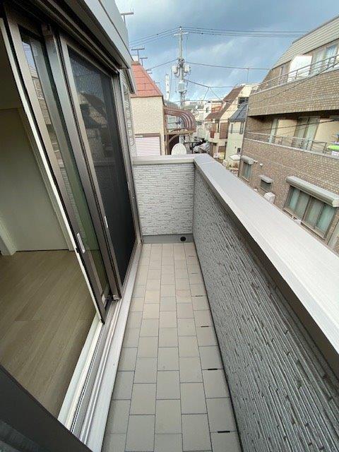 品川区旗の台アパート バルコニー