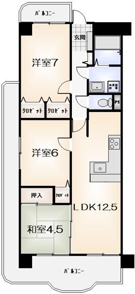  間取り図写真