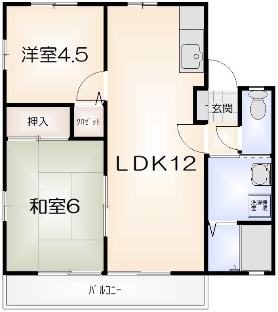 レトア三軒屋 間取り図画像