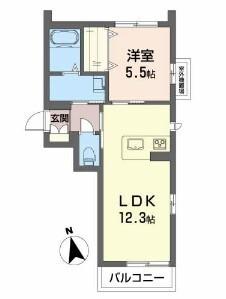 徳島市助任橋マンション 間取り図画像
