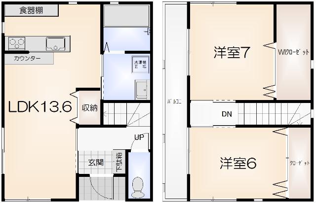 ティエドゥール新浜 間取り図画像