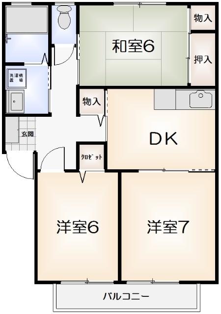 ディアスサンウォーム 間取り図画像