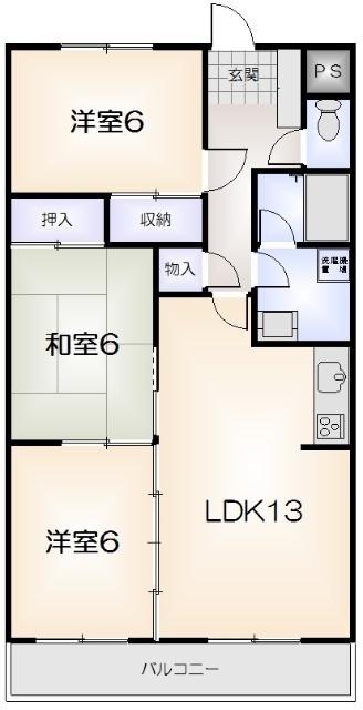 パレシャンドゥリエ 間取り図画像