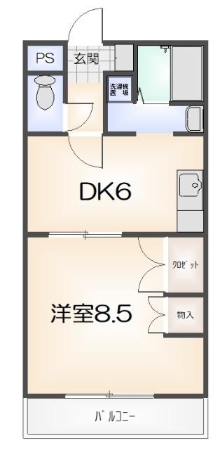 中山ビル1番館 間取り図画像