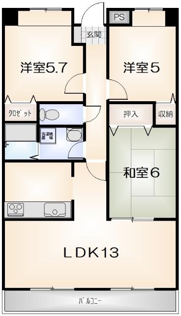 ルミエール21 間取り図画像