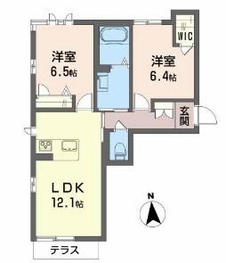 徳島市福島マンション 間取り図画像
