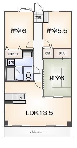 湊マンション 間取り図画像