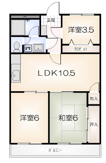 東洋ハイツ 間取り図画像