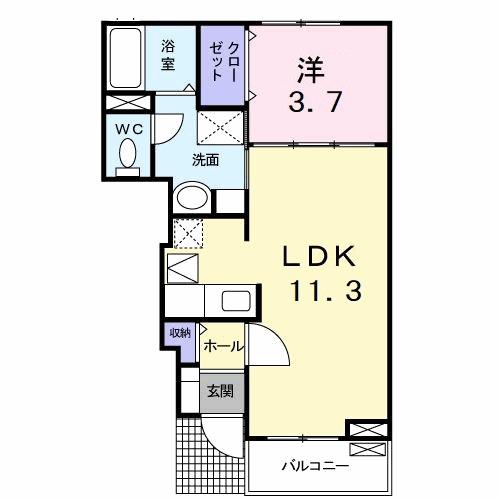 プレアヴェニューＤ（105） 間取り図画像
