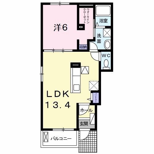 アクア・アルテＢ（101） 間取り図画像