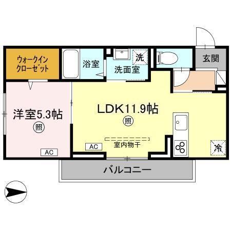 アーバンライフヒロ沖浜（303） 間取り図画像