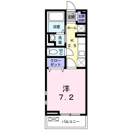 キルシュ　ブラウ（206） 間取り図画像