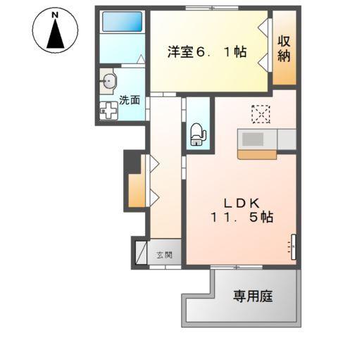 ＣＡＤＥＬ南昭和 間取り図画像