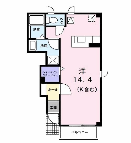 キャプリコートＢ（105） 間取り図画像