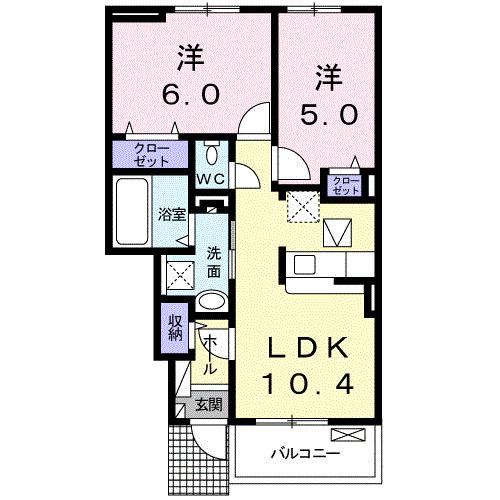 ミニョンさくら（102） 間取り図画像