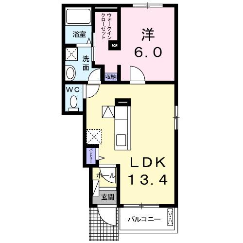 グレイス・ヴィラ（105） 間取り図画像