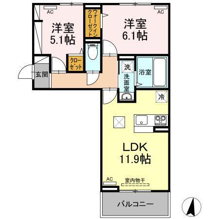 ハーベストＣＫ（101） 間取り図画像
