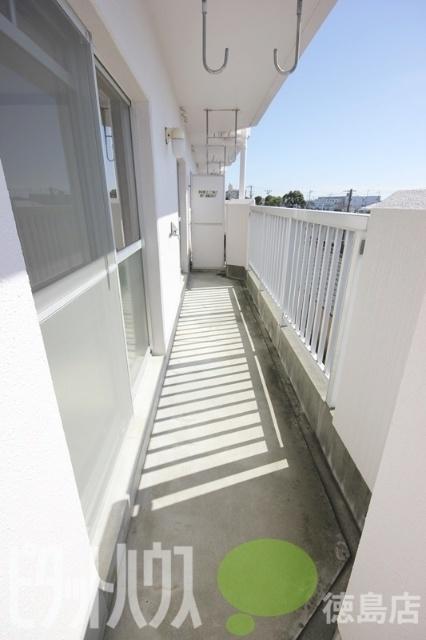 徳島市金沢マンション バルコニー