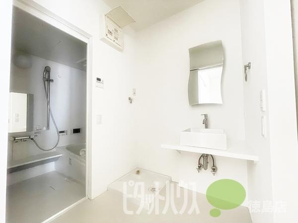徳島市南沖洲アパート 洗面