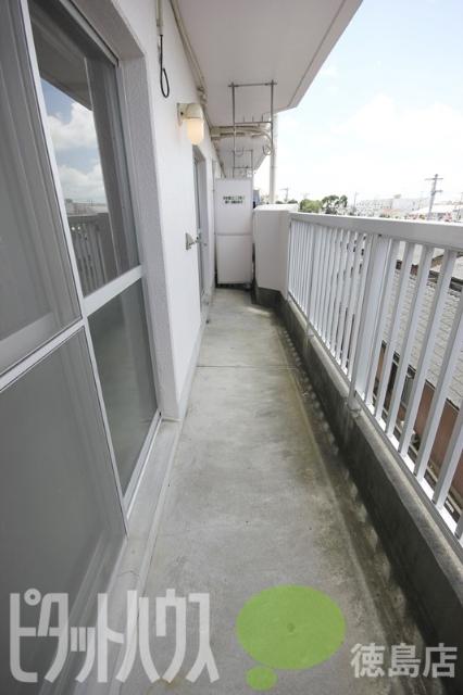 リバーサイド福井 バルコニー