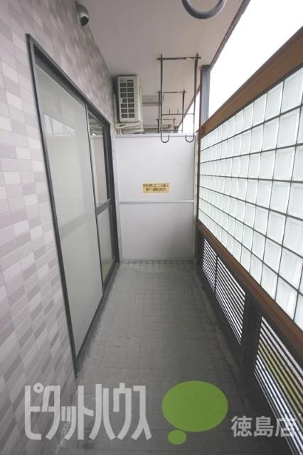 徳島市山城西マンション バルコニー