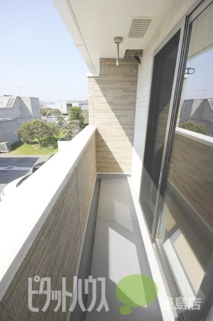 徳島市津田本町アパート バルコニー