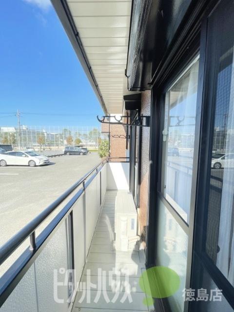徳島市山城町アパート バルコニー