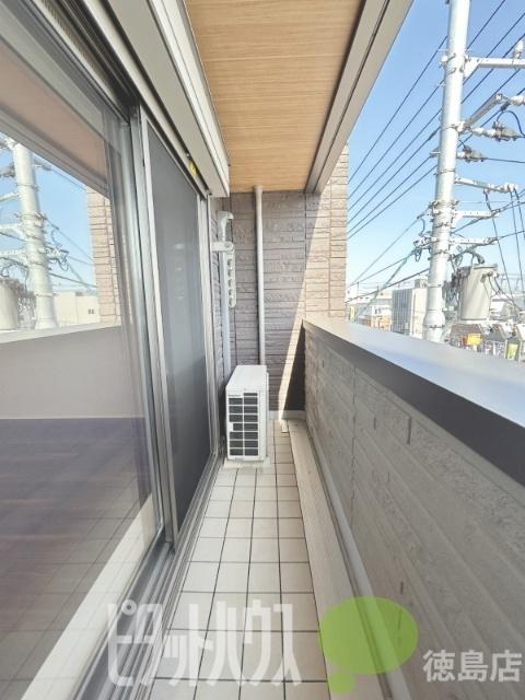 徳島市安宅マンション バルコニー