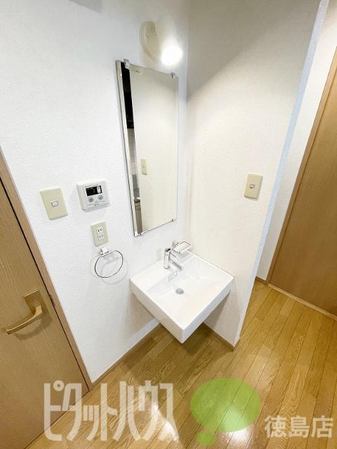 徳島市沖浜マンション 洗面