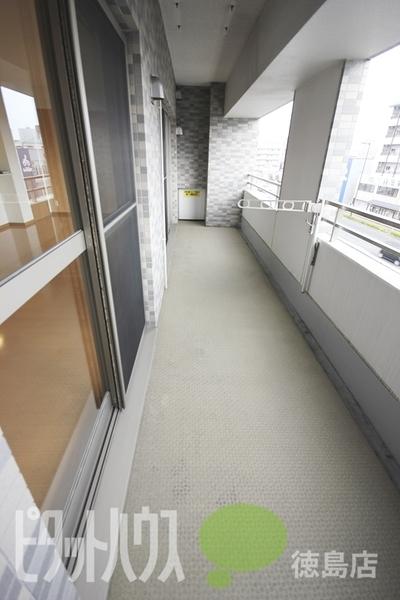 徳島市南昭和町マンション バルコニー