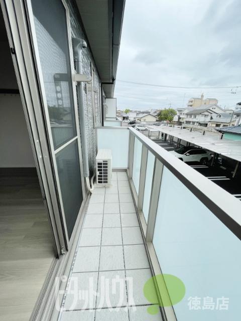 徳島市安宅アパート バルコニー