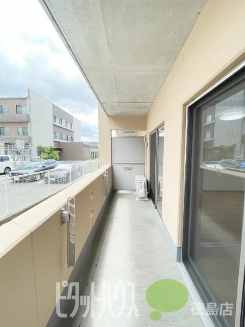 徳島市万代町マンション バルコニー