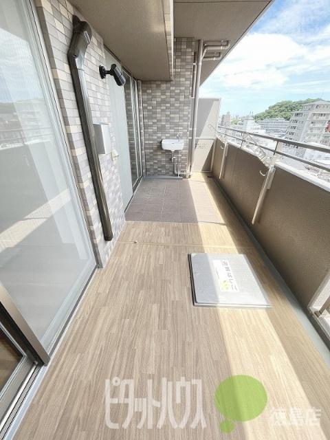 徳島市北前川町マンション バルコニー