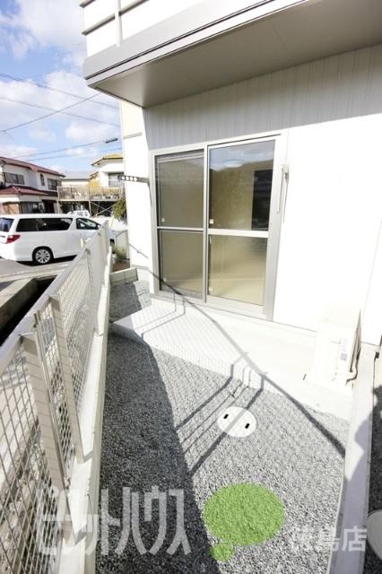 徳島市八万町一戸建 庭