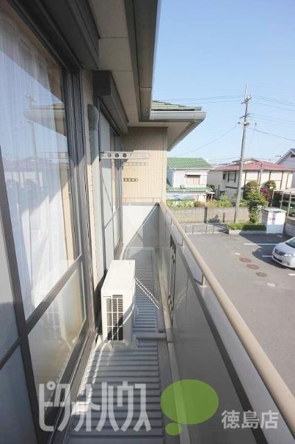 徳島市末広アパート バルコニー