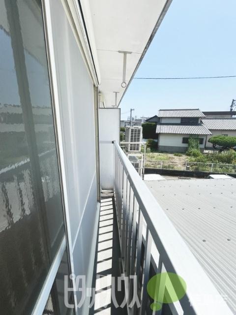 徳島市沖浜町アパート バルコニー