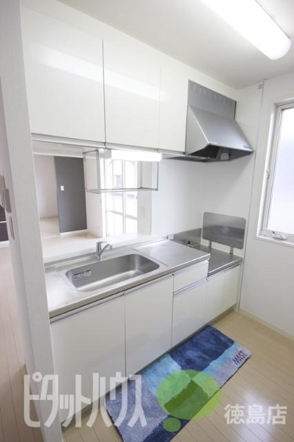 徳島市南沖洲アパート キッチン