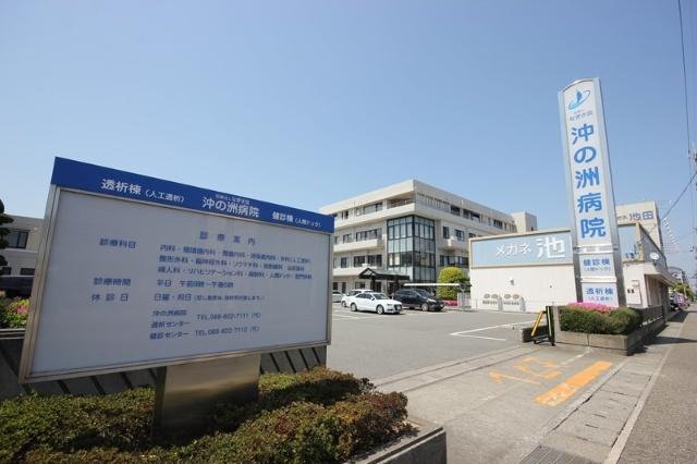 なぎさ会沖の洲病院：1516m