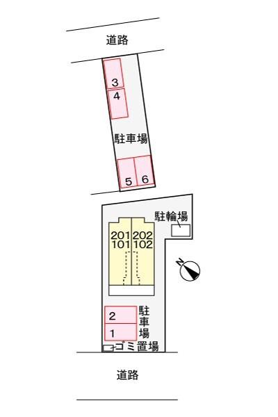 コロレ　西新町（102） 駐車場