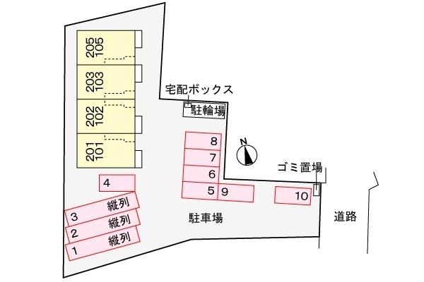 グレイス　八万（103） 駐車場