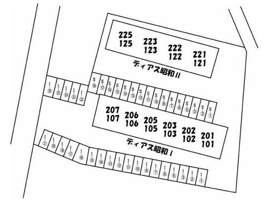 徳島市中昭和町アパート 駐車場
