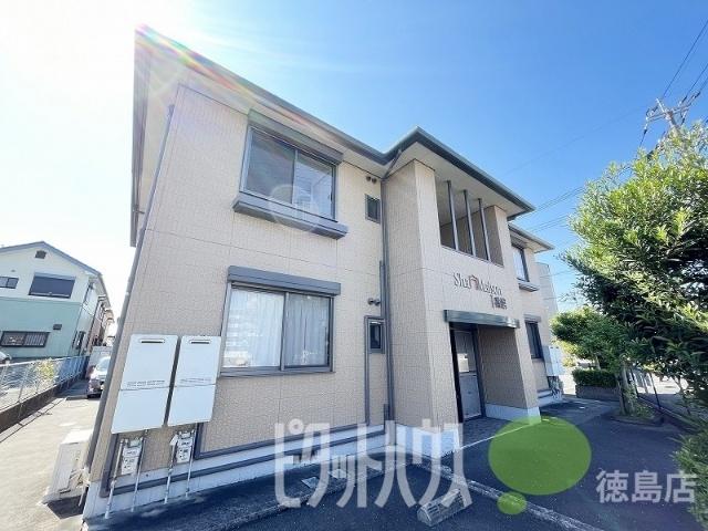徳島市西新浜町アパート エントランス