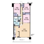 藤和シティホームズ柏 間取り図画像