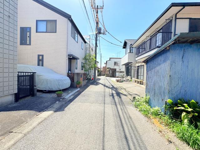 柏市今谷上町土地 前面道路含む現地写真